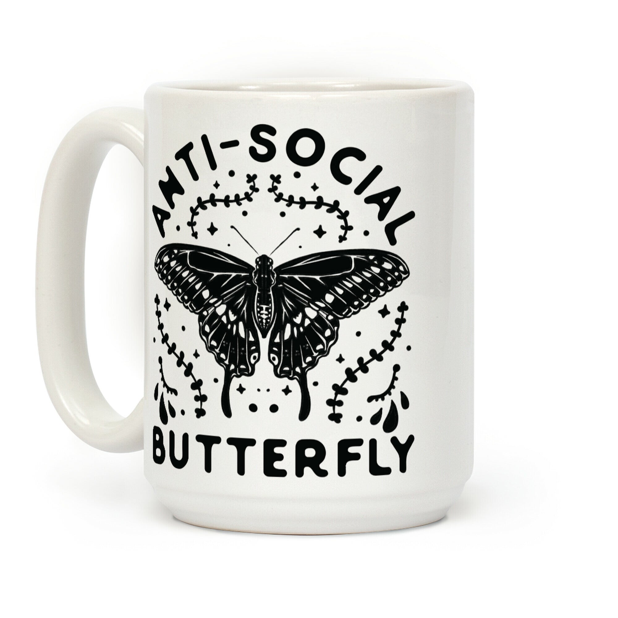 Anti-Social Butterfly Coffee Mug